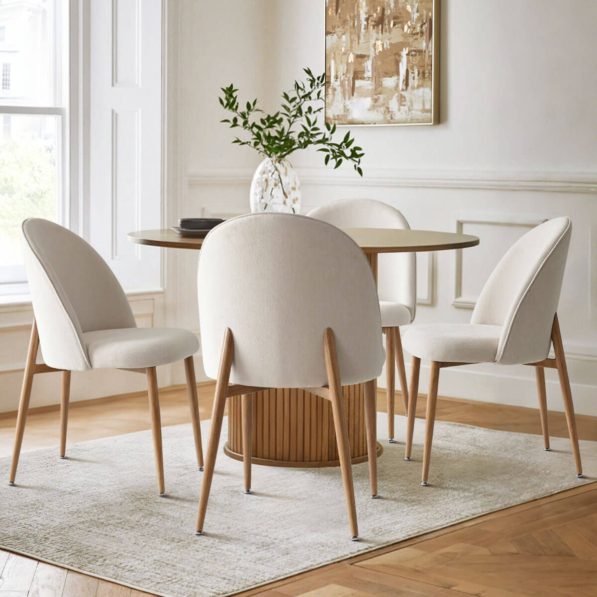 Goteborg Modern Upholstered Dining Chair (Set of 2)