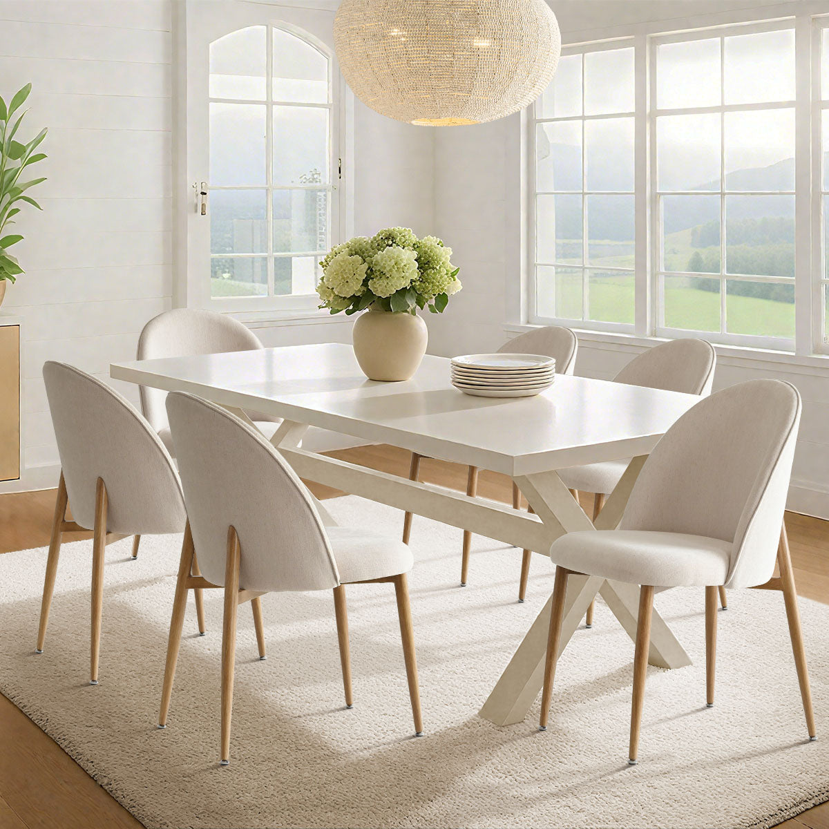 Goteborg Modern Upholstered Dining Chair (Set of 2)