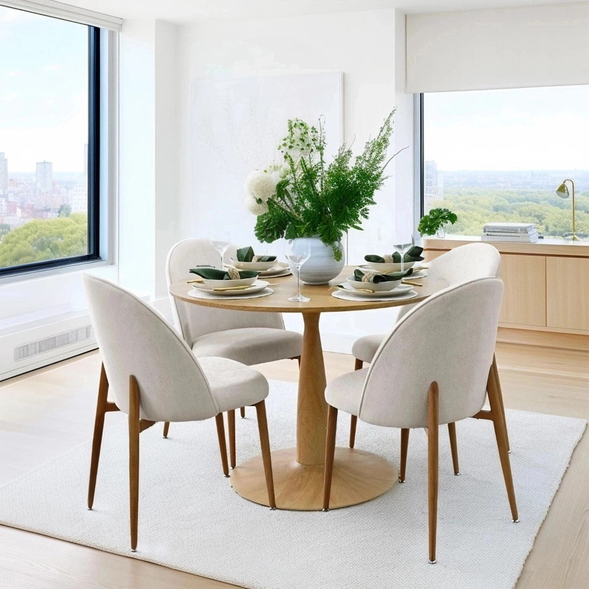 Goteborg Modern Upholstered Dining Chair (Set of 4)