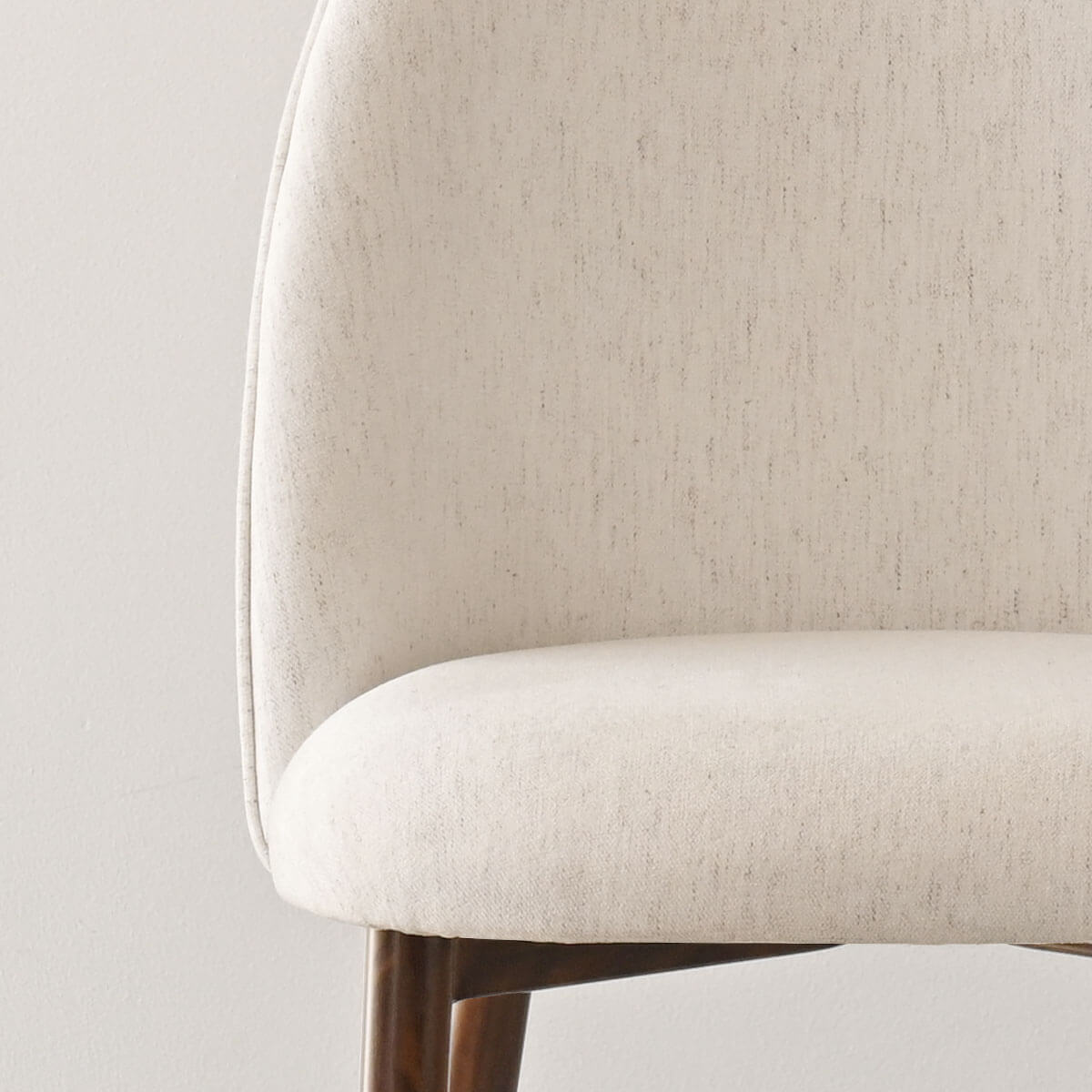 Goteborg Upholstered Dining Chair with Walnut legs (Set of 4)