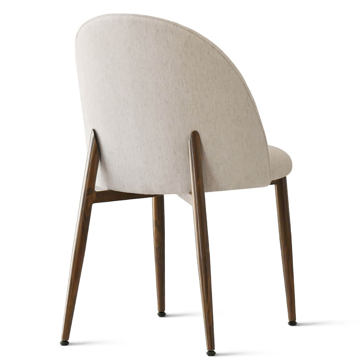 Goteborg Upholstered Dining Chair with Walnut legs (Set of 4)