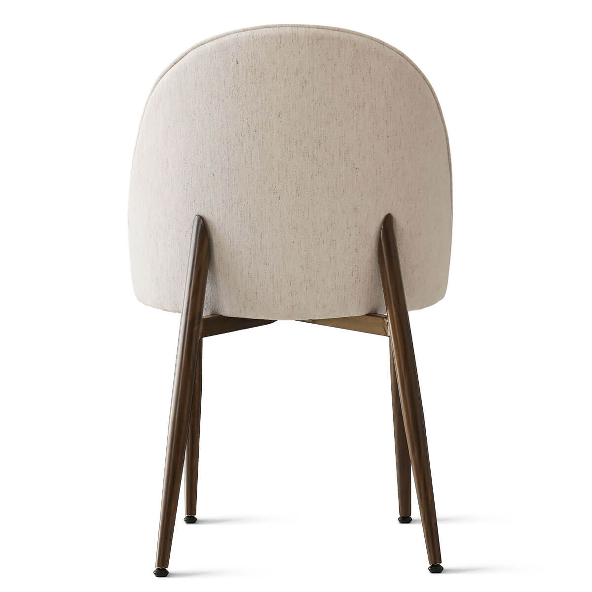 Goteborg Upholstered Dining Chair with Walnut legs (Set of 4)