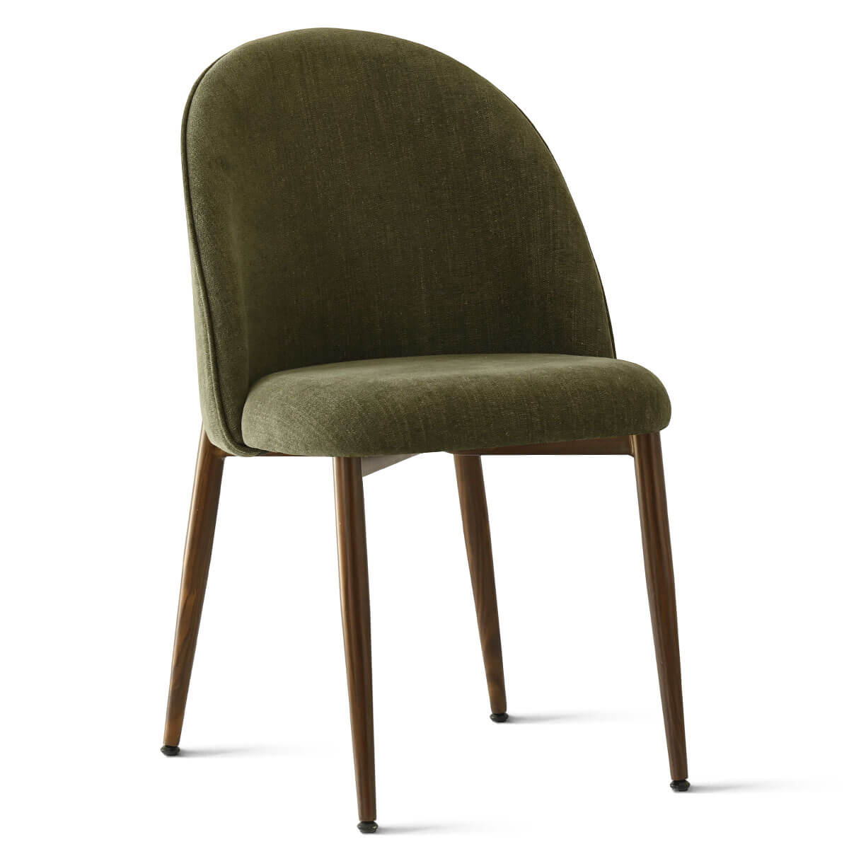 Goteborg Upholstered Dining Chair with Walnut legs (Set of 2)