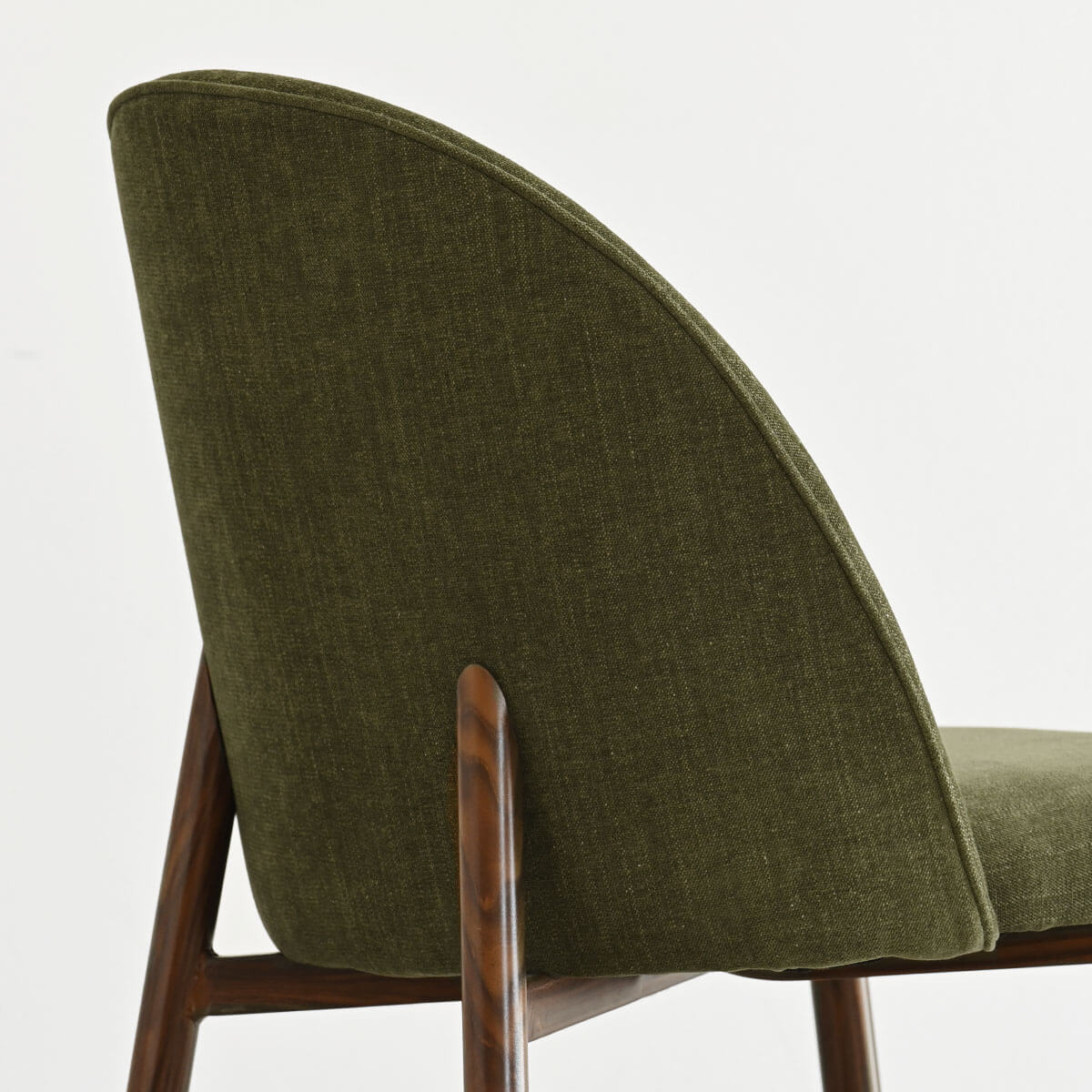 Goteborg Upholstered Dining Chair with Walnut legs (Set of 2)