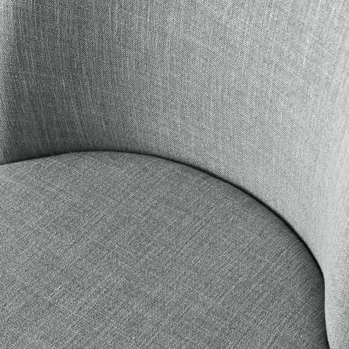 Havana Linen Upholstered Dining Chair with Solid Wood Legs (Set of 2)