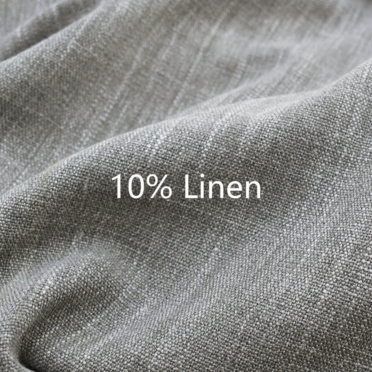 Havana Linen Upholstered Dining Chair with Solid Wood Legs (Set of 2)