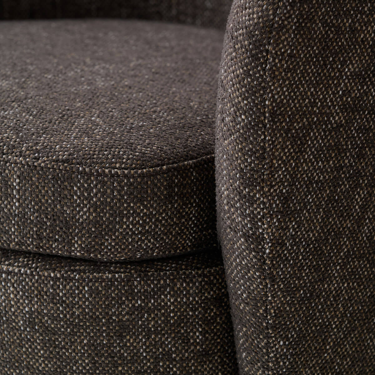 Hera Upholstered Swivel Barrel Chair (1-Piece)