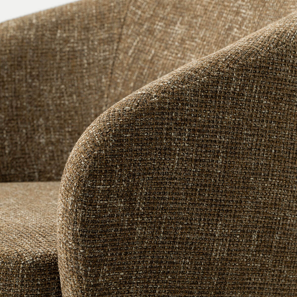 Hera Upholstered Swivel Barrel Chair (1-Piece)