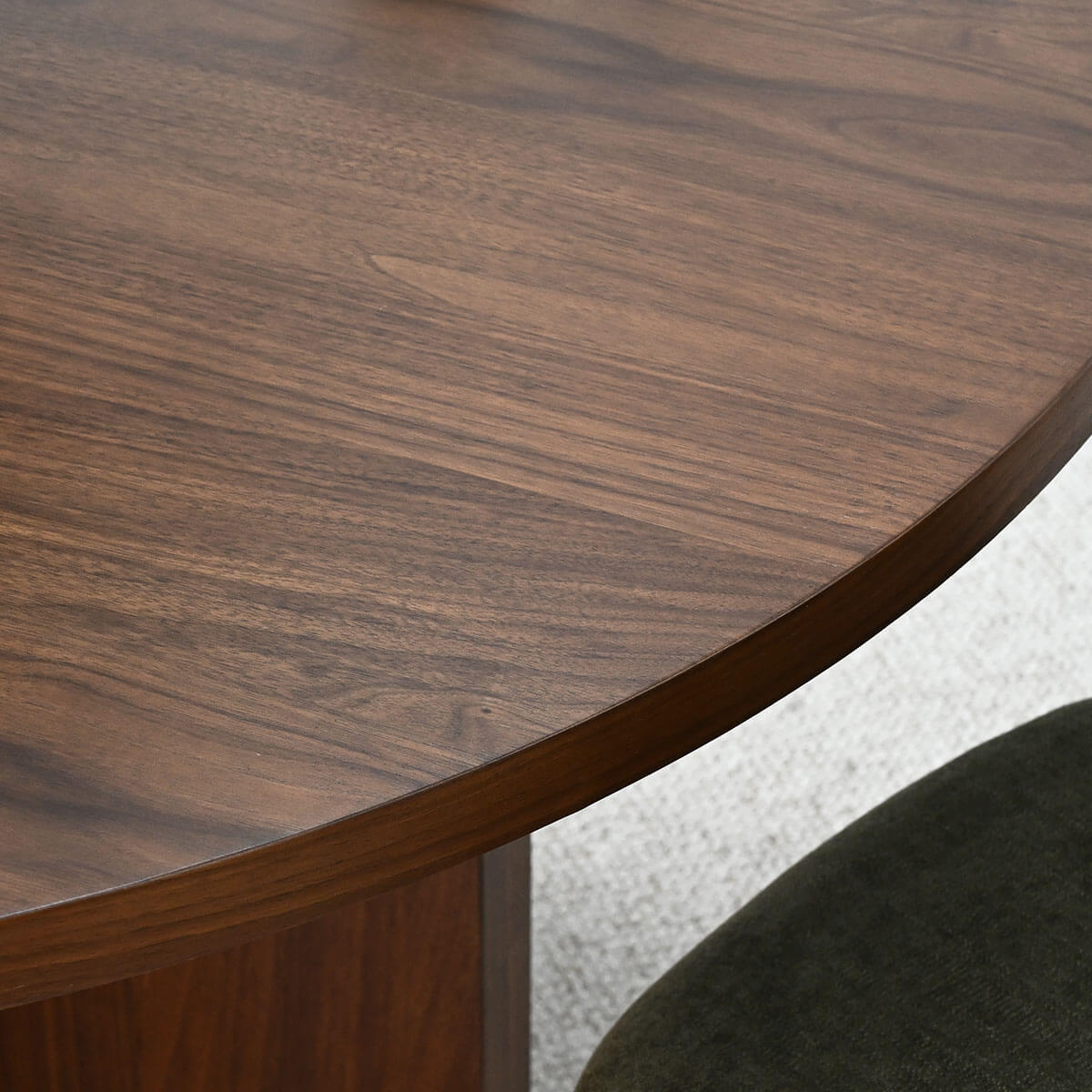 Houston 52" Round Solid Wooden Dining Table with Cross Pedestal