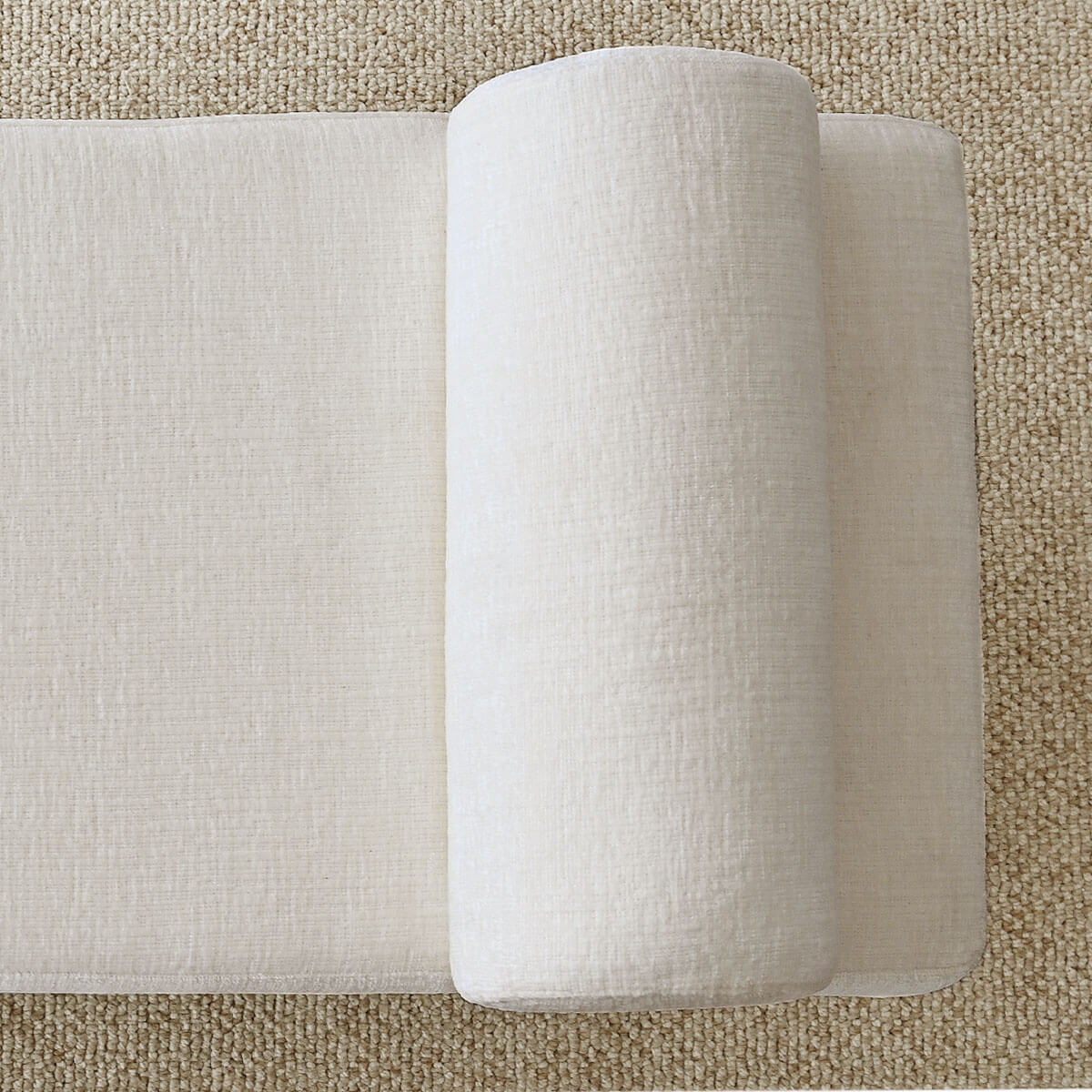 Jasmine 60" Modern Chenille Upholstered Bench