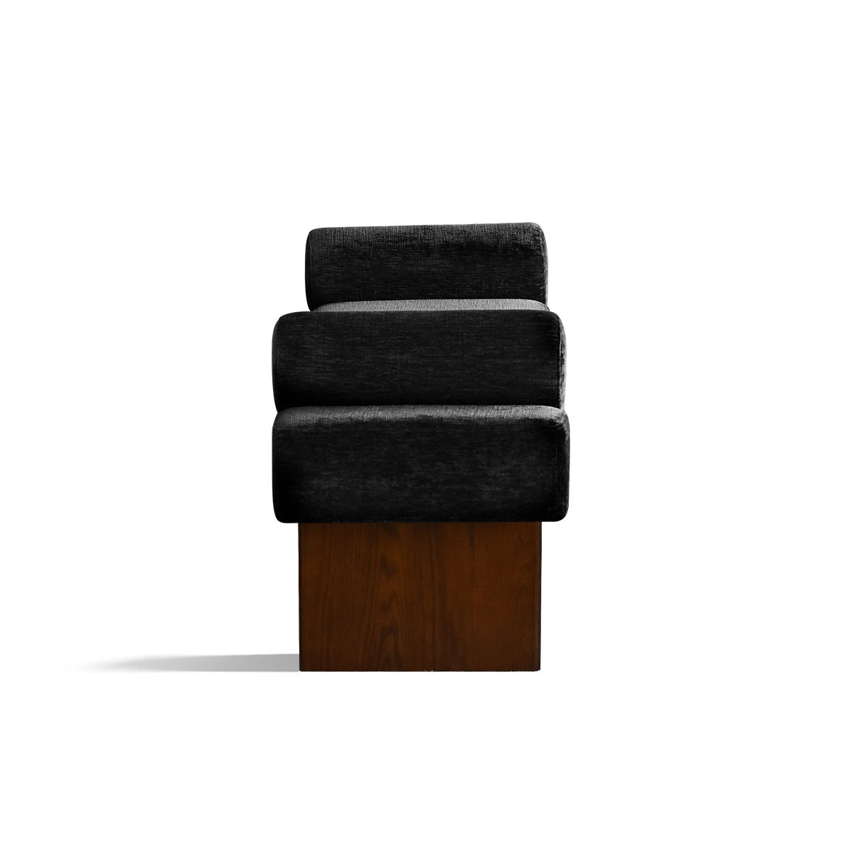 Jasmine 60" Modern Chenille Upholstered Bench