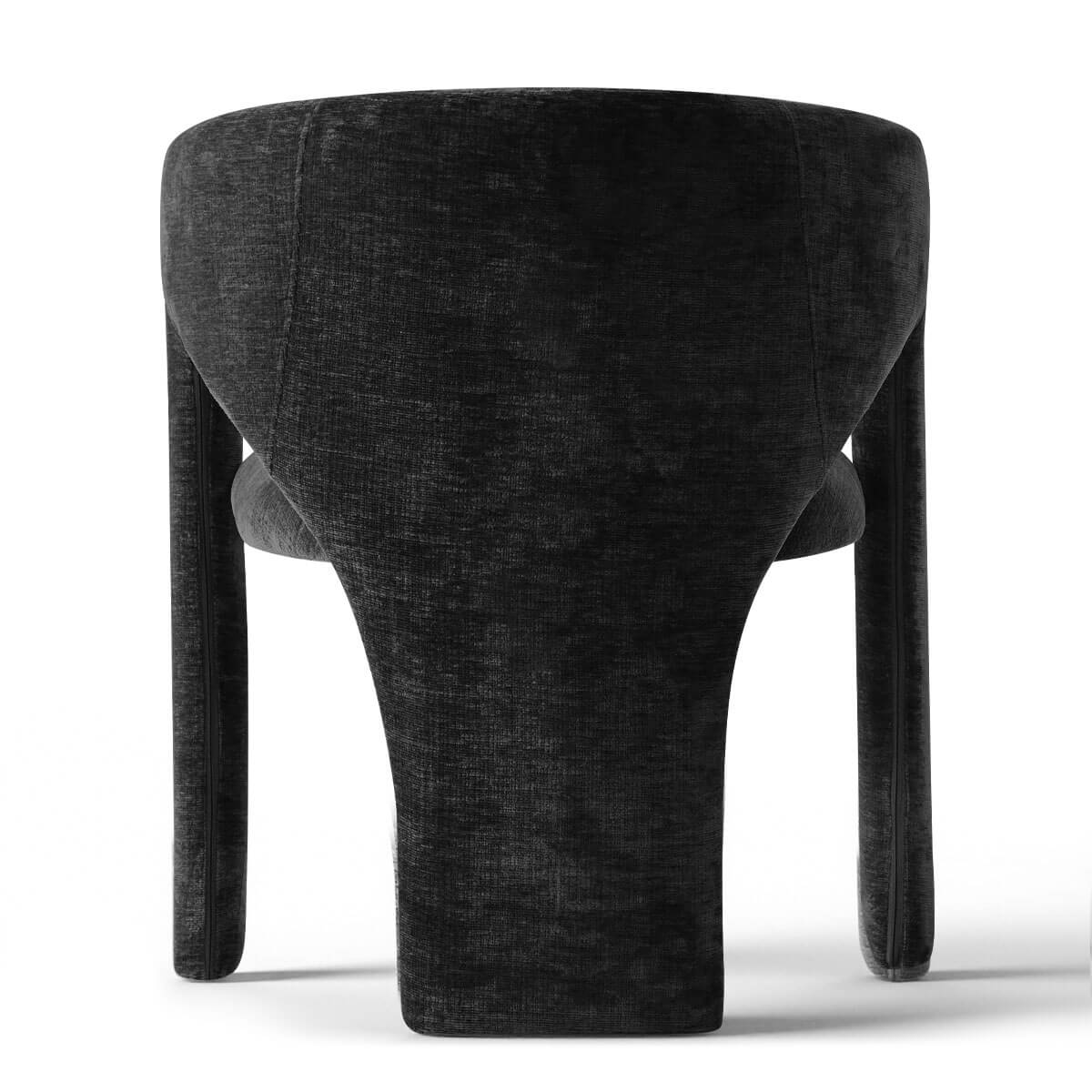 Khloe Modern Chenille Dining Chair with Arms (Set of 4)
