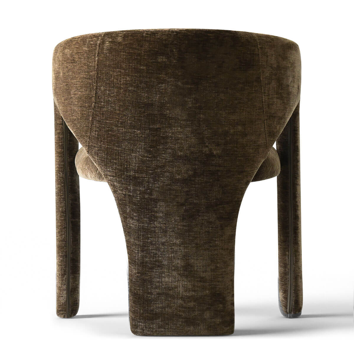 Khloe Modern Chenille Dining Chair with Arms (Set of 2)