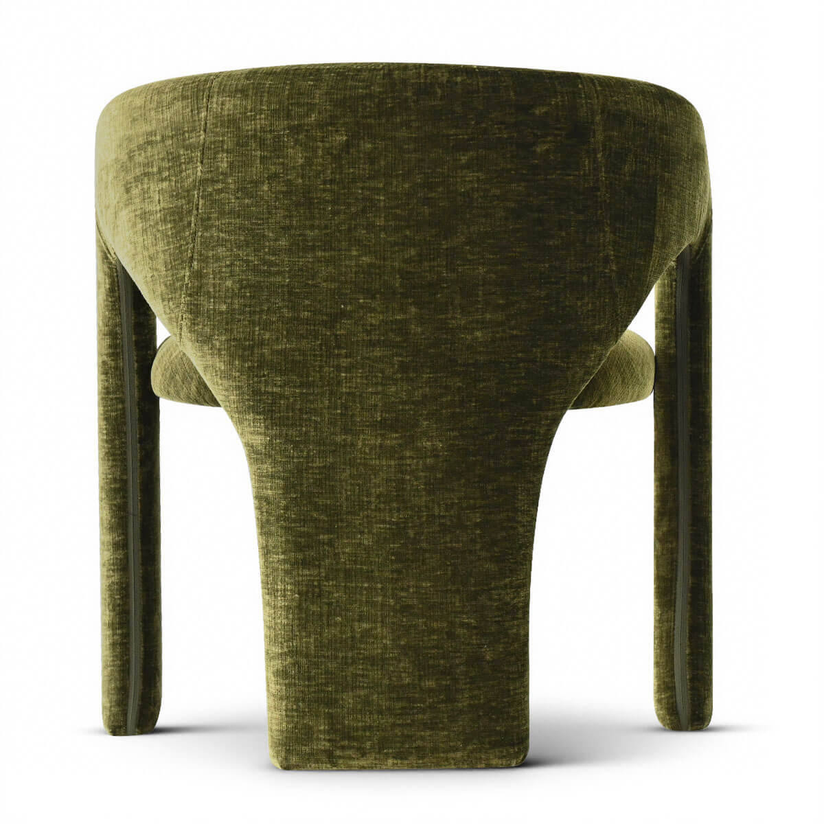 Khloe Modern Chenille Dining Chair with Arms (Set of 2)