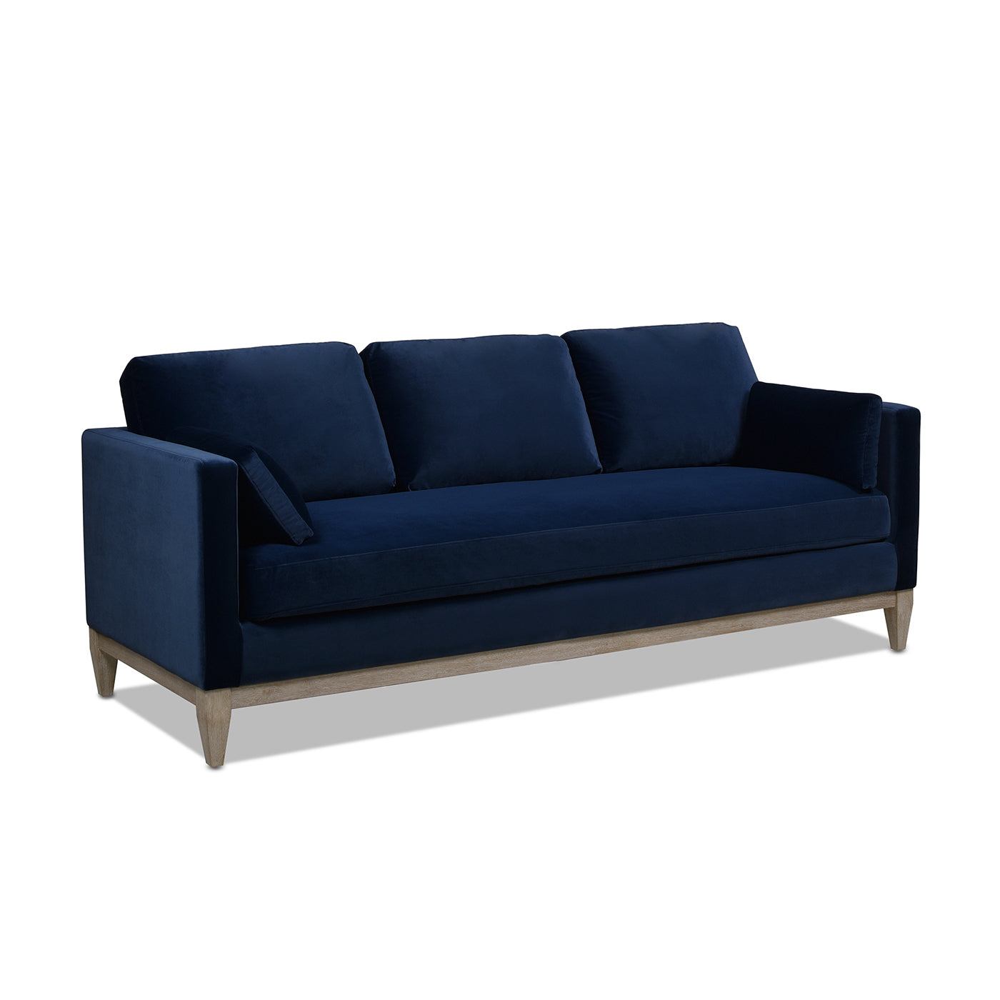 Portland 84" Modern Velvet Sofa