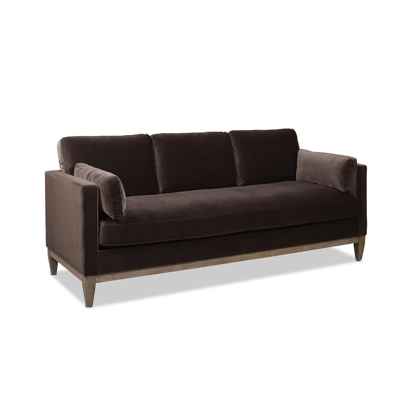 Portland 84" Modern Velvet Sofa