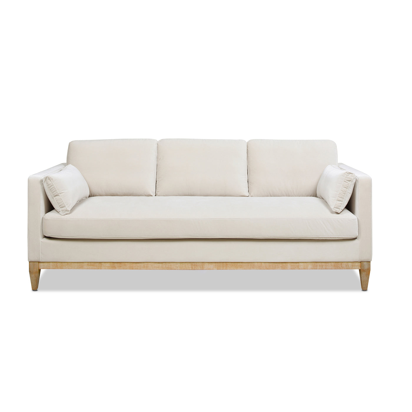 Portland 84" Modern Velvet Sofa
