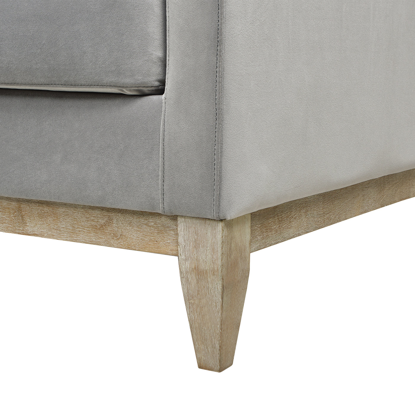 Portland 84" Modern Velvet Sofa