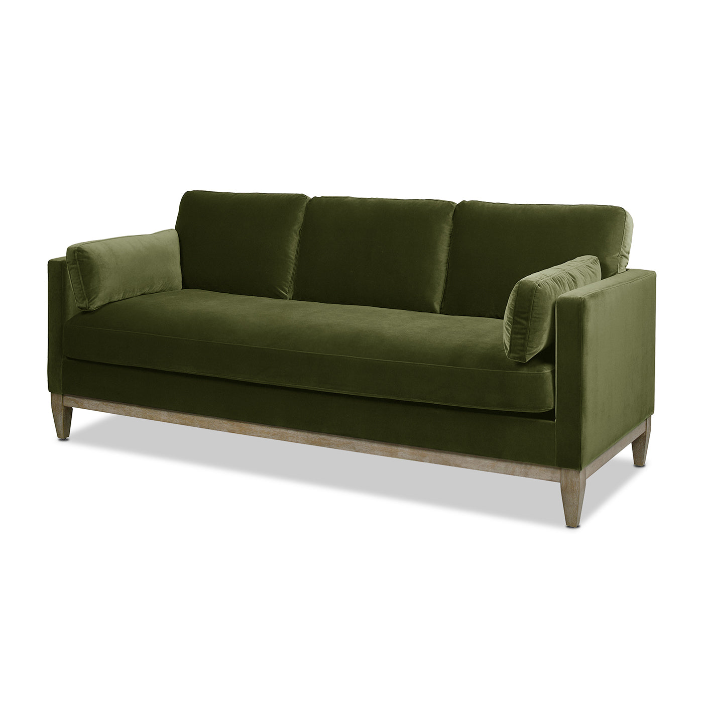 Portland 84" Modern Velvet Sofa