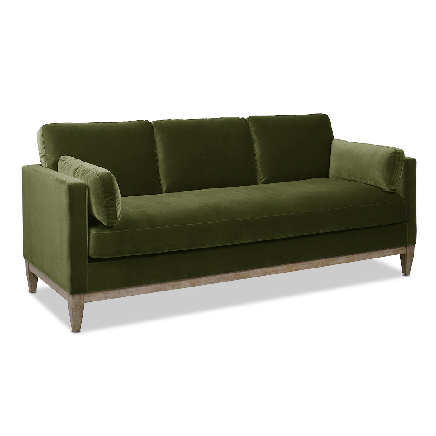 Portland 84" Modern Velvet Sofa
