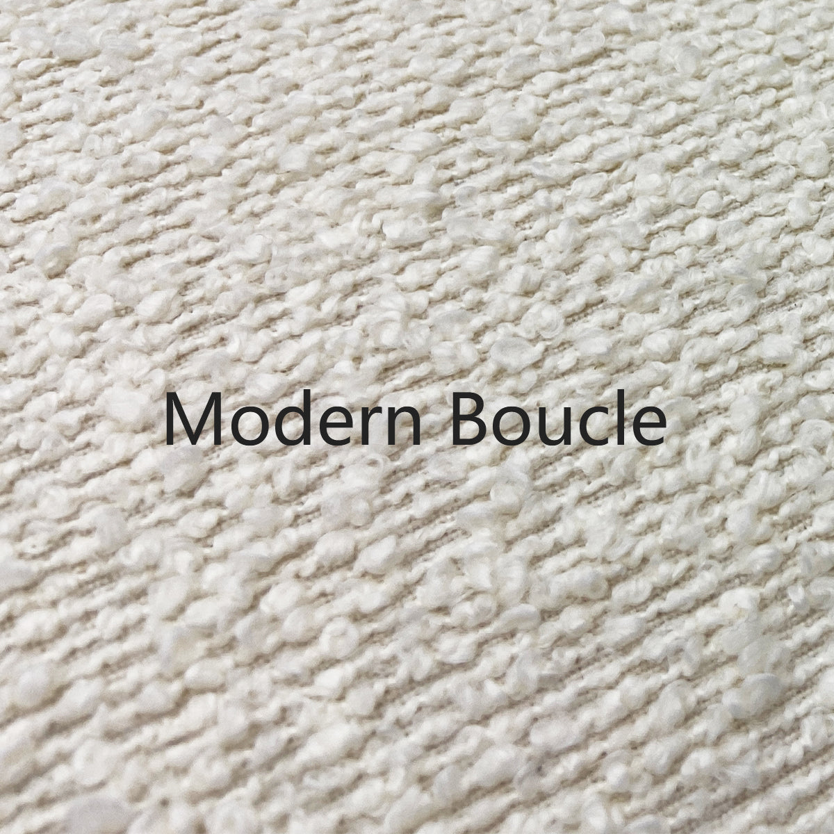 Lily 47" Modern Beige Boucle Waterfall Bench