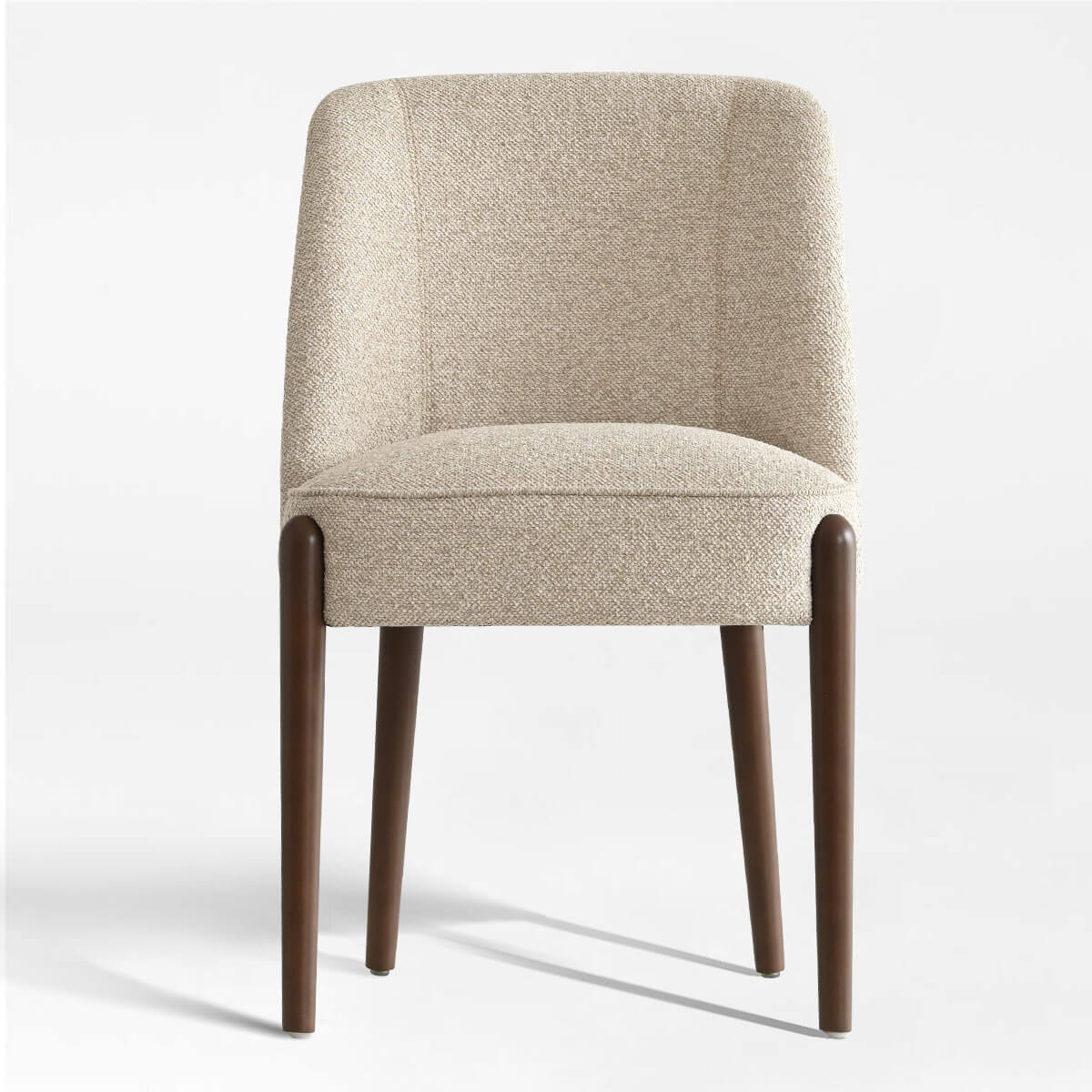 London Upholstered Solid Wood Full Back Dining Chair (Set of 2)