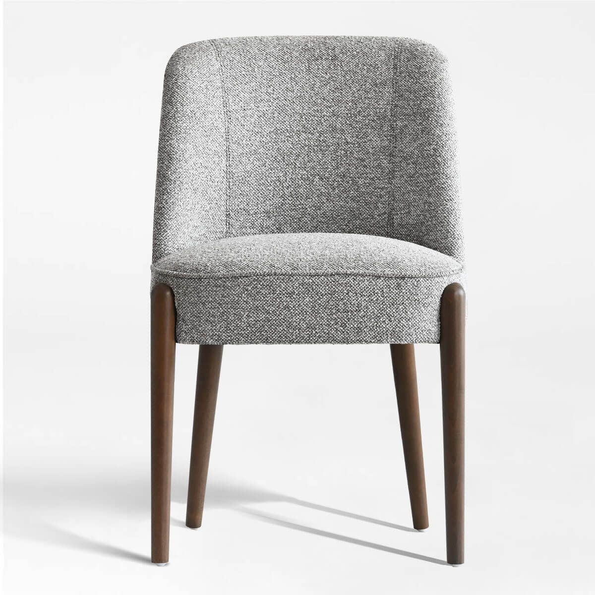 London Upholstered Solid Wood Full Back Dining Chair (Set of 2)