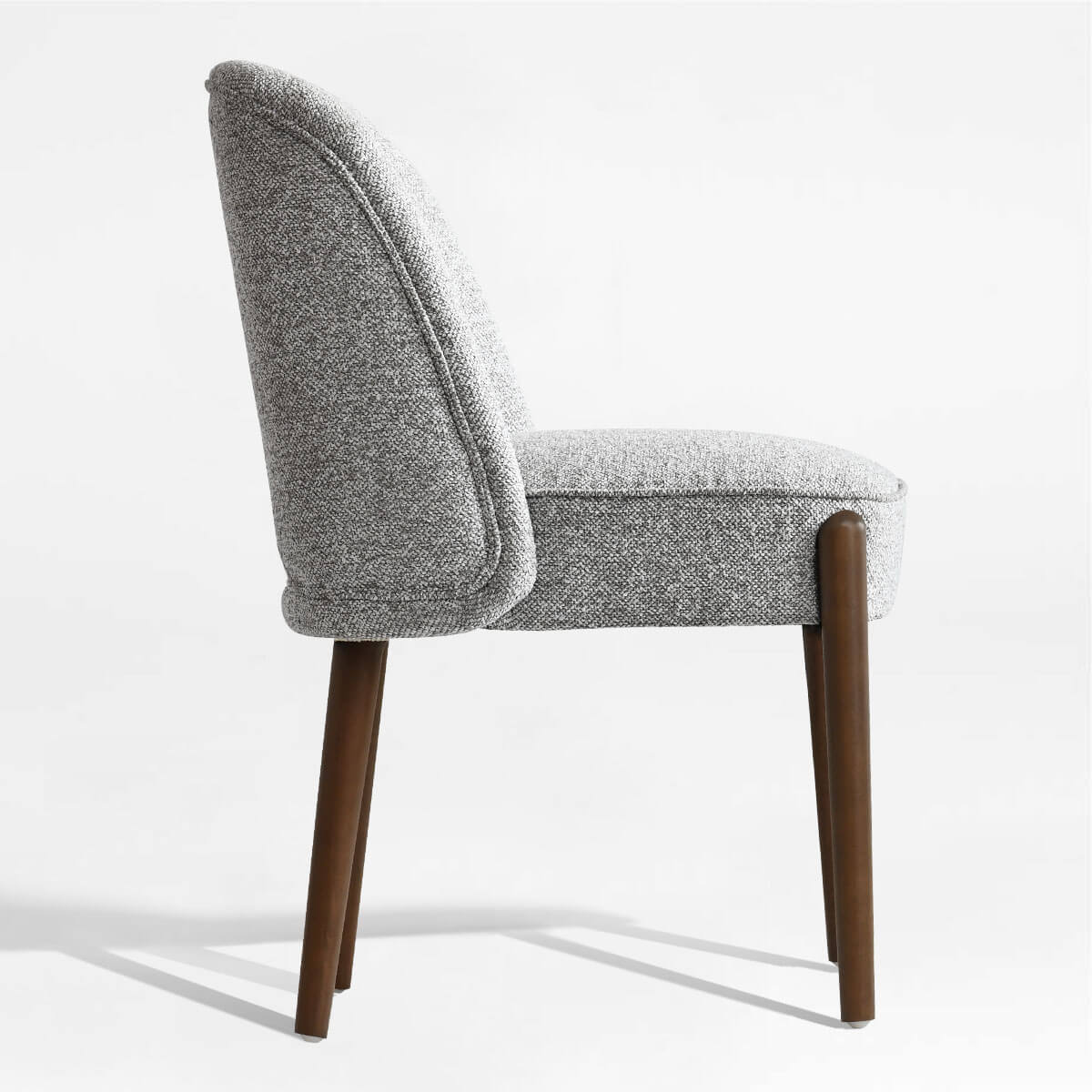 London Upholstered Solid Wood Full Back Dining Chair (Set of 2)