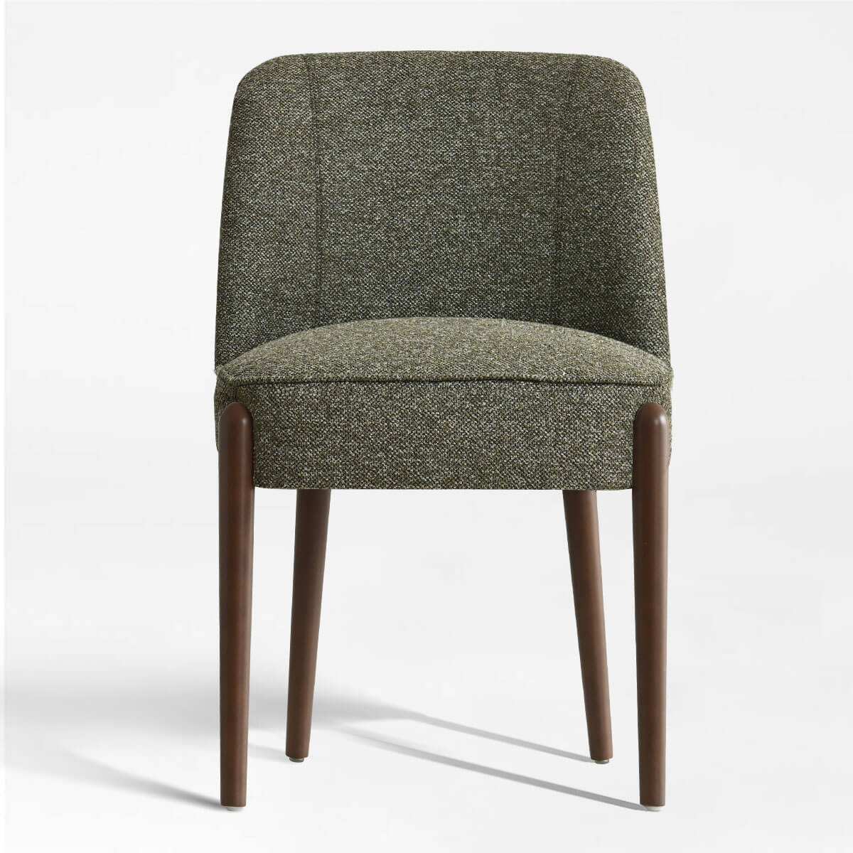 London Upholstered Solid Wood Full Back Dining Chair (Set of 2)