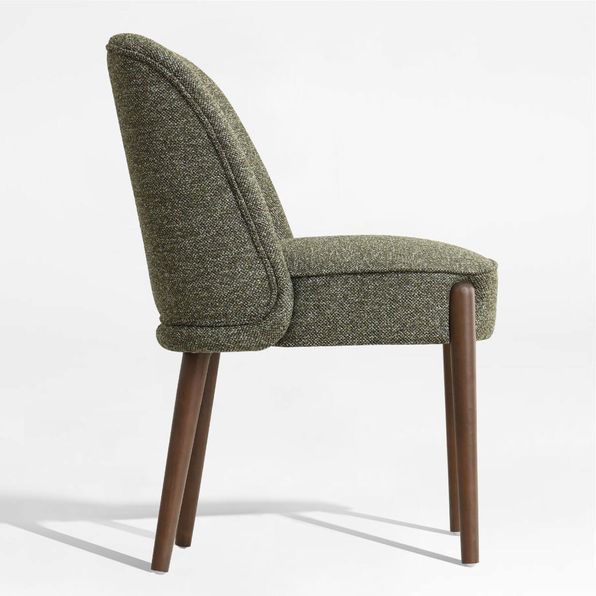 London Upholstered Solid Wood Full Back Dining Chair (Set of 2)