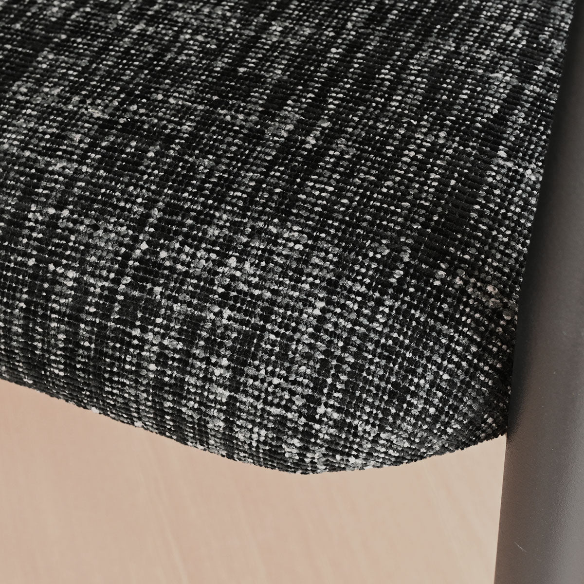 Manhattan 25.5" Chenille Metal Frame Counter Stool With Armrest And Footrest (Set of 3)