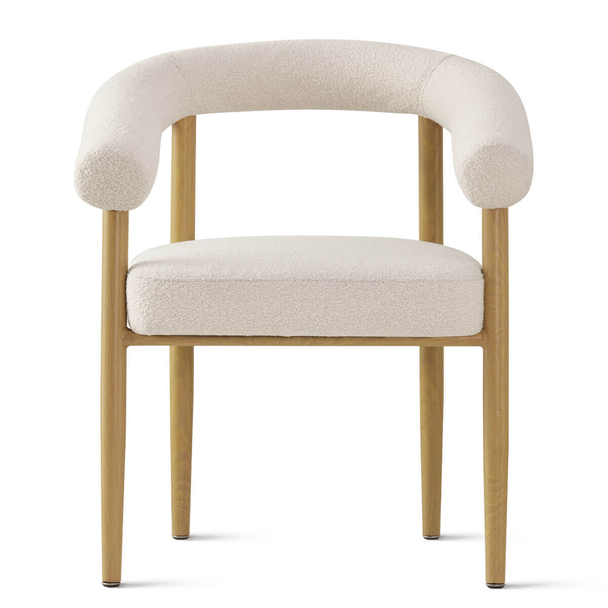 Melbourne Modern Boucle Upholstered Dining Chair (Set of 6)