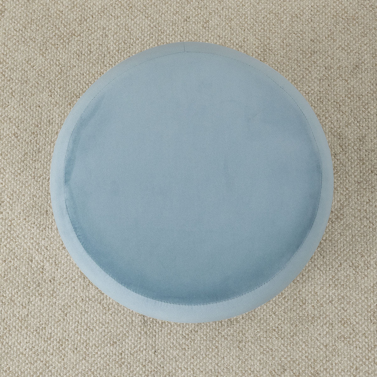 Mellow Modern Round Velvet Ottoman With Storage