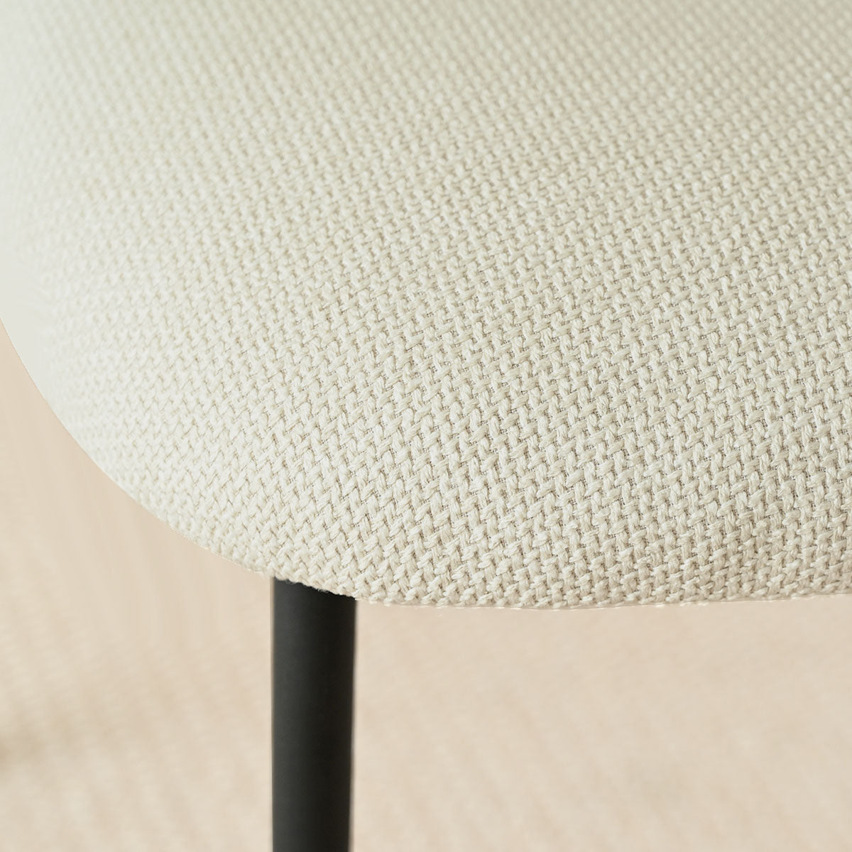 Merida Upholstered Dining Chair With Metal Legs (Set of 2)