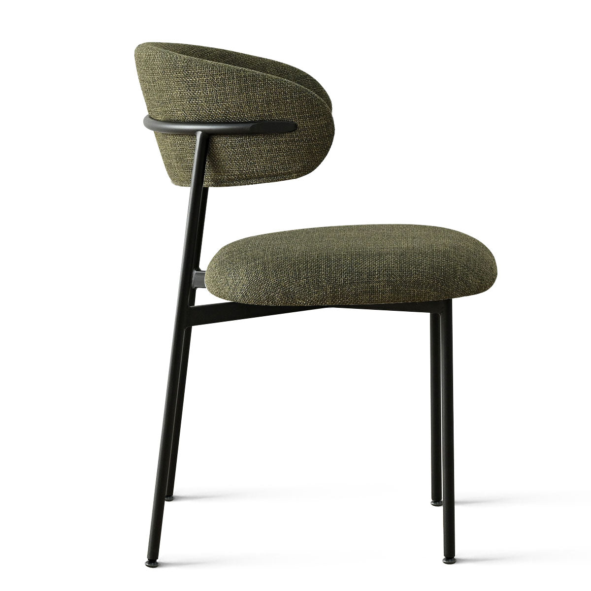 Merida Upholstered Dining Chair With Metal Legs (Set of 2)