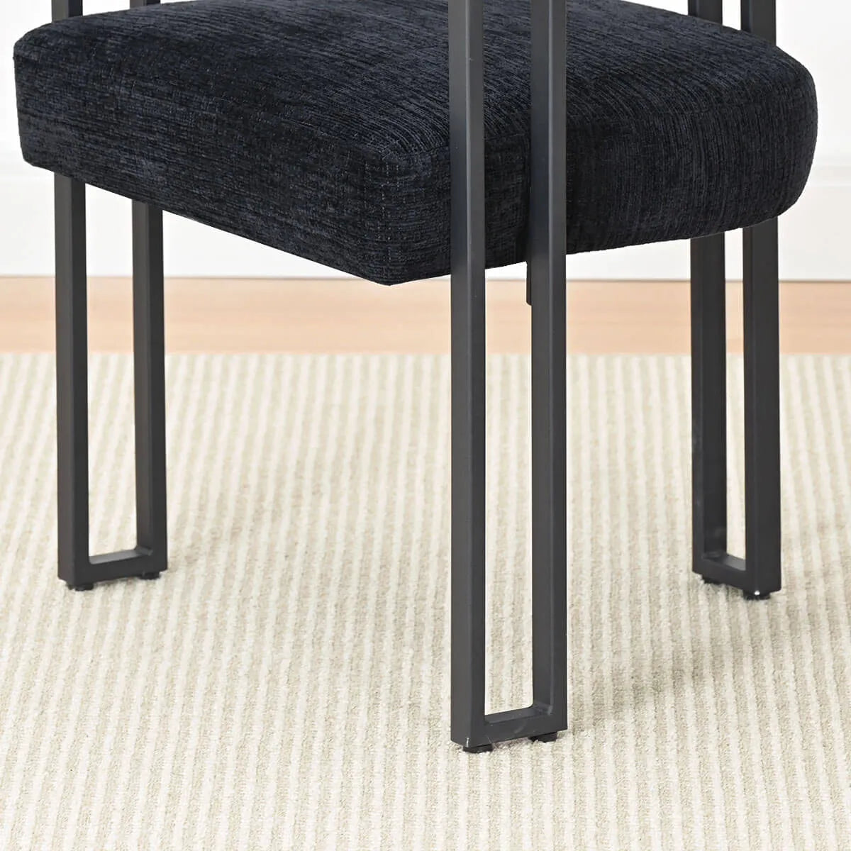 Mia Velvet Dining Chair with Arms (Set of 2)