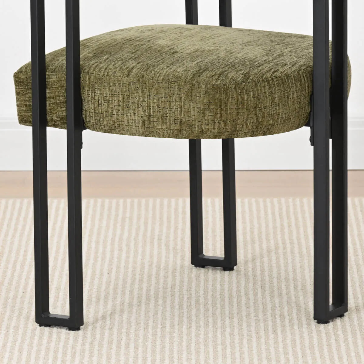 Mia Velvet Dining Chair with Arms (Set of 2)