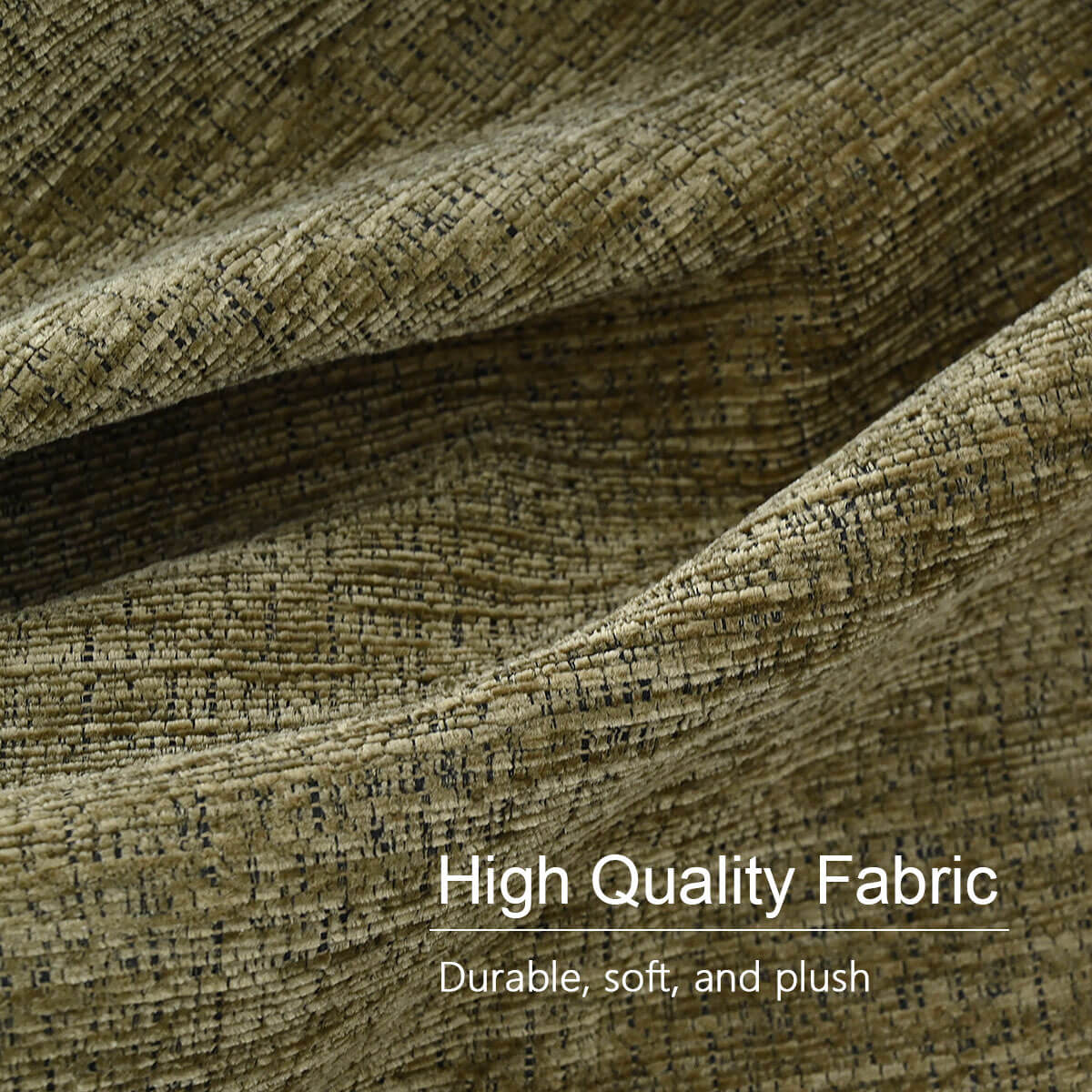 Mia Upholstered Chenille Dining Chair with Arms (Set of 4)