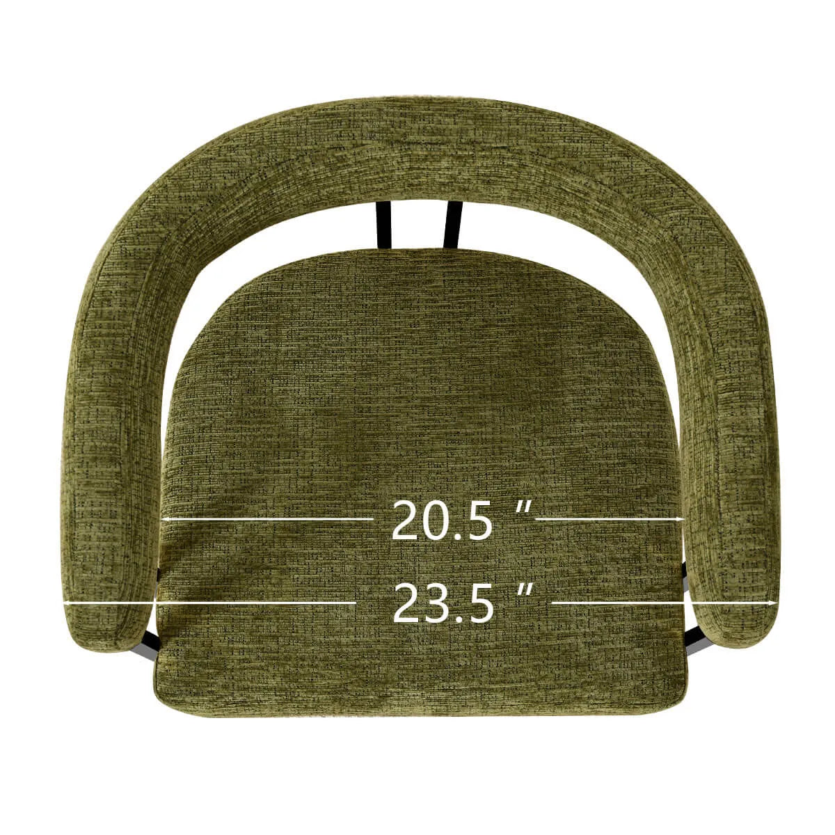 Mia Velvet Dining Chair with Arms (Set of 2)