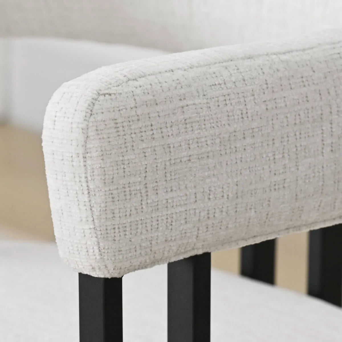 Mia Velvet Dining Chair with Arms (Set of 2)