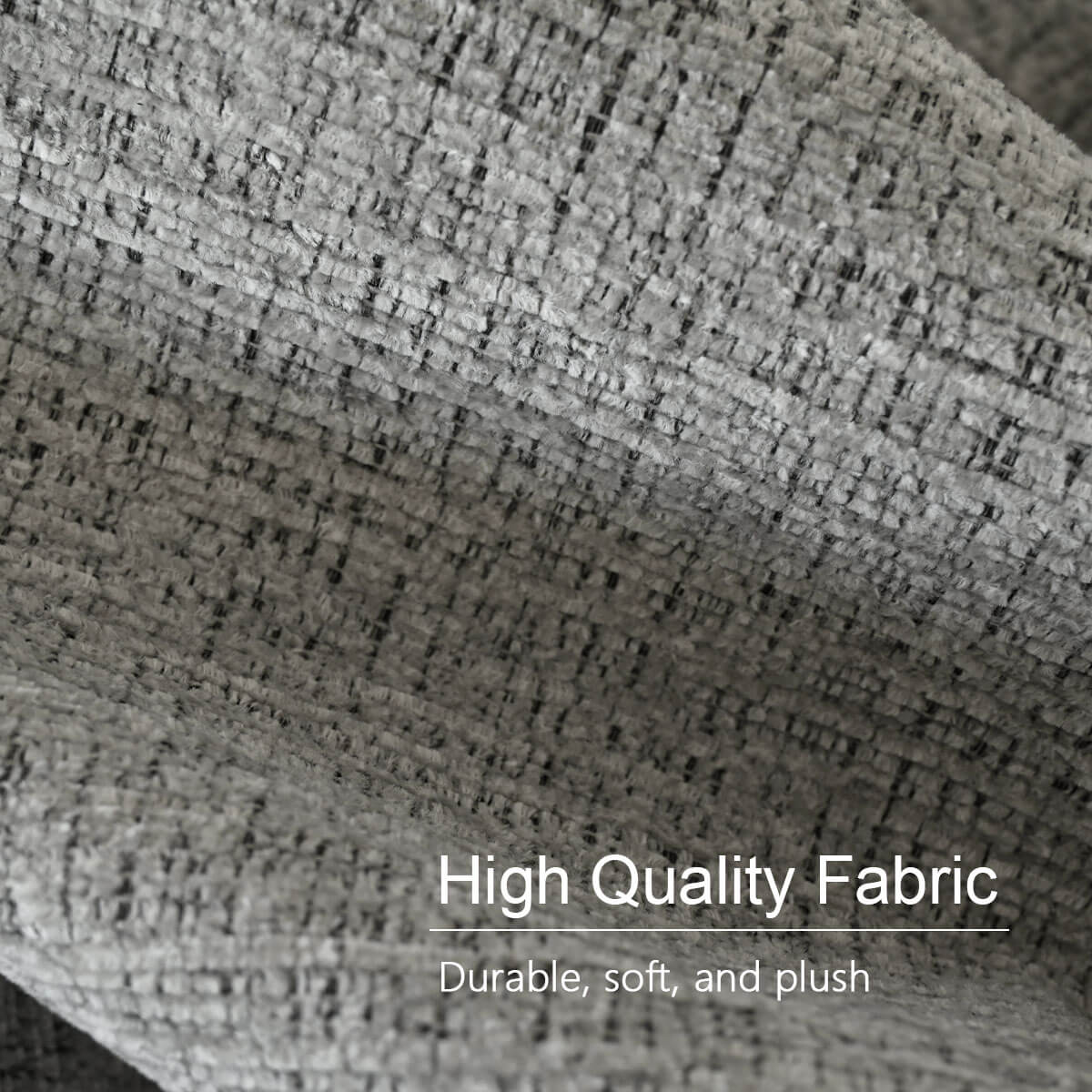 Mia 24" Modern Gold Chenille Dining Chair with Arms (Set of 2)