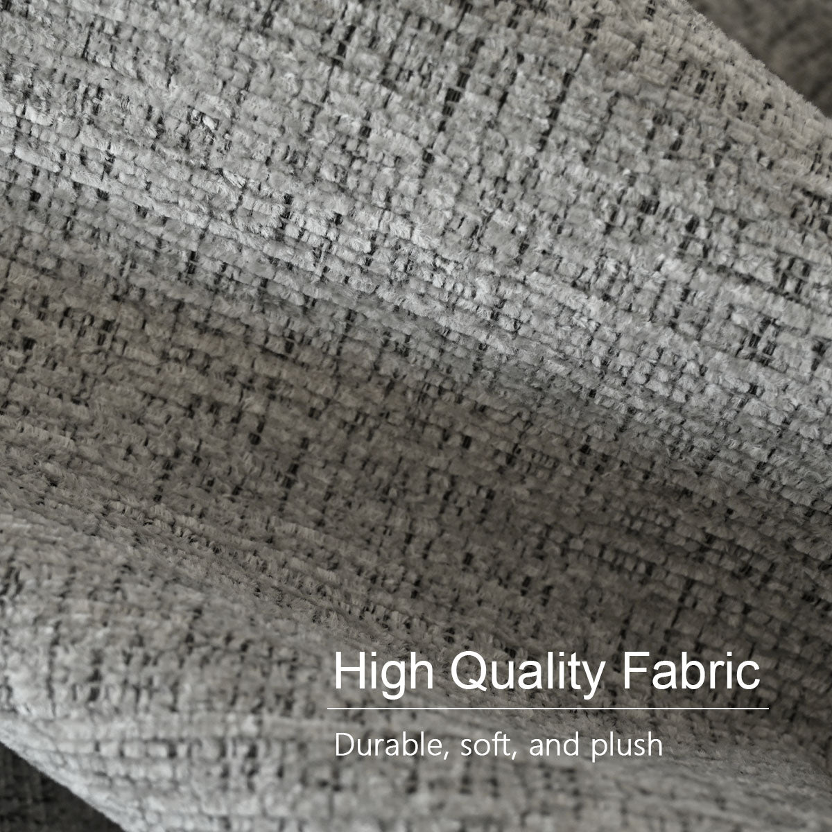 Mia 24" Modern Gold Chenille Counter Stool with Arms (Set of 3)