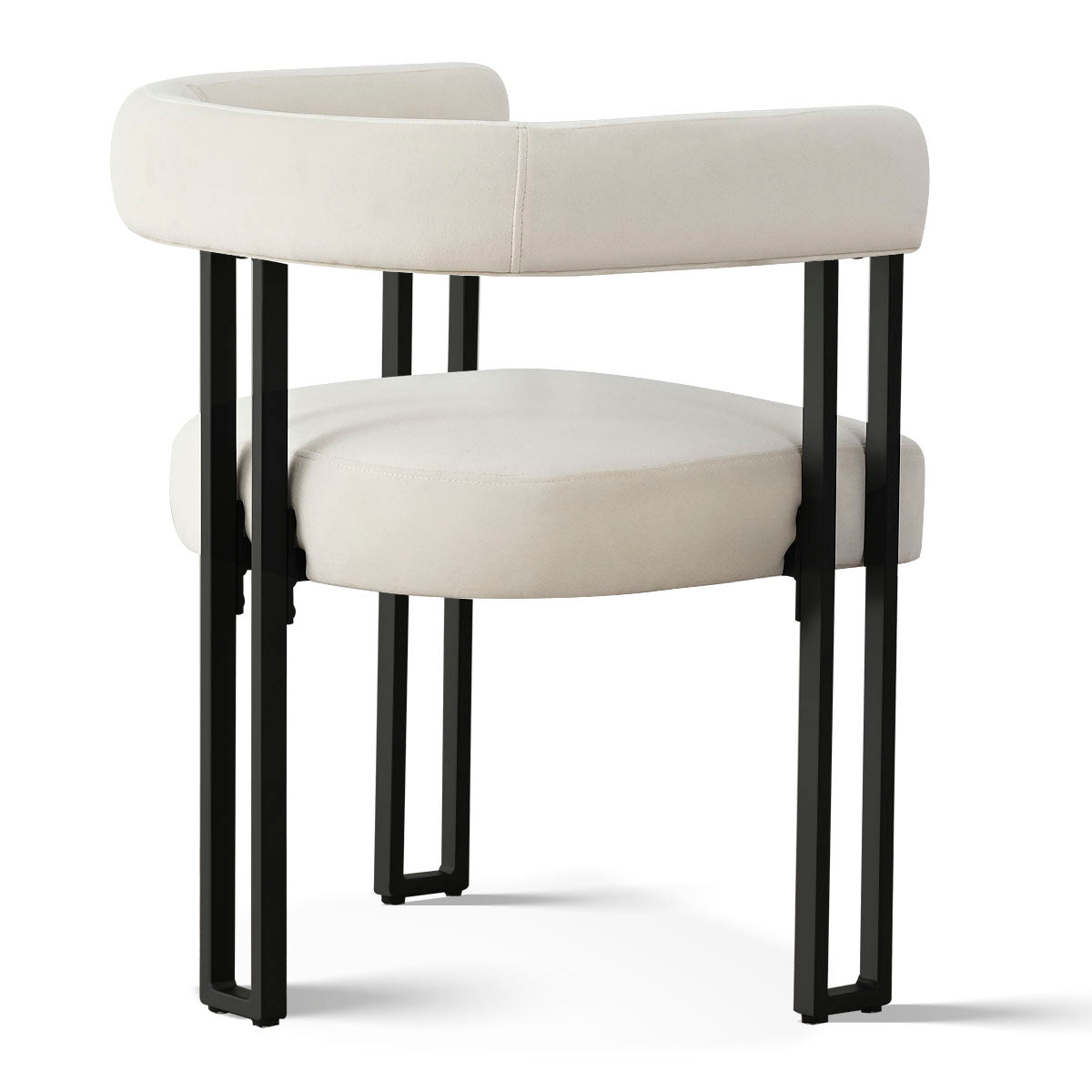 Mia Velvet Dining Chair with Arms (Set of 2)