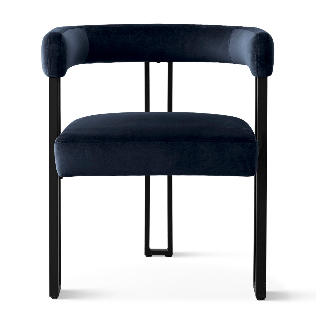 Mia Velvet Accent Dining Chair with Arms (Set of 2)