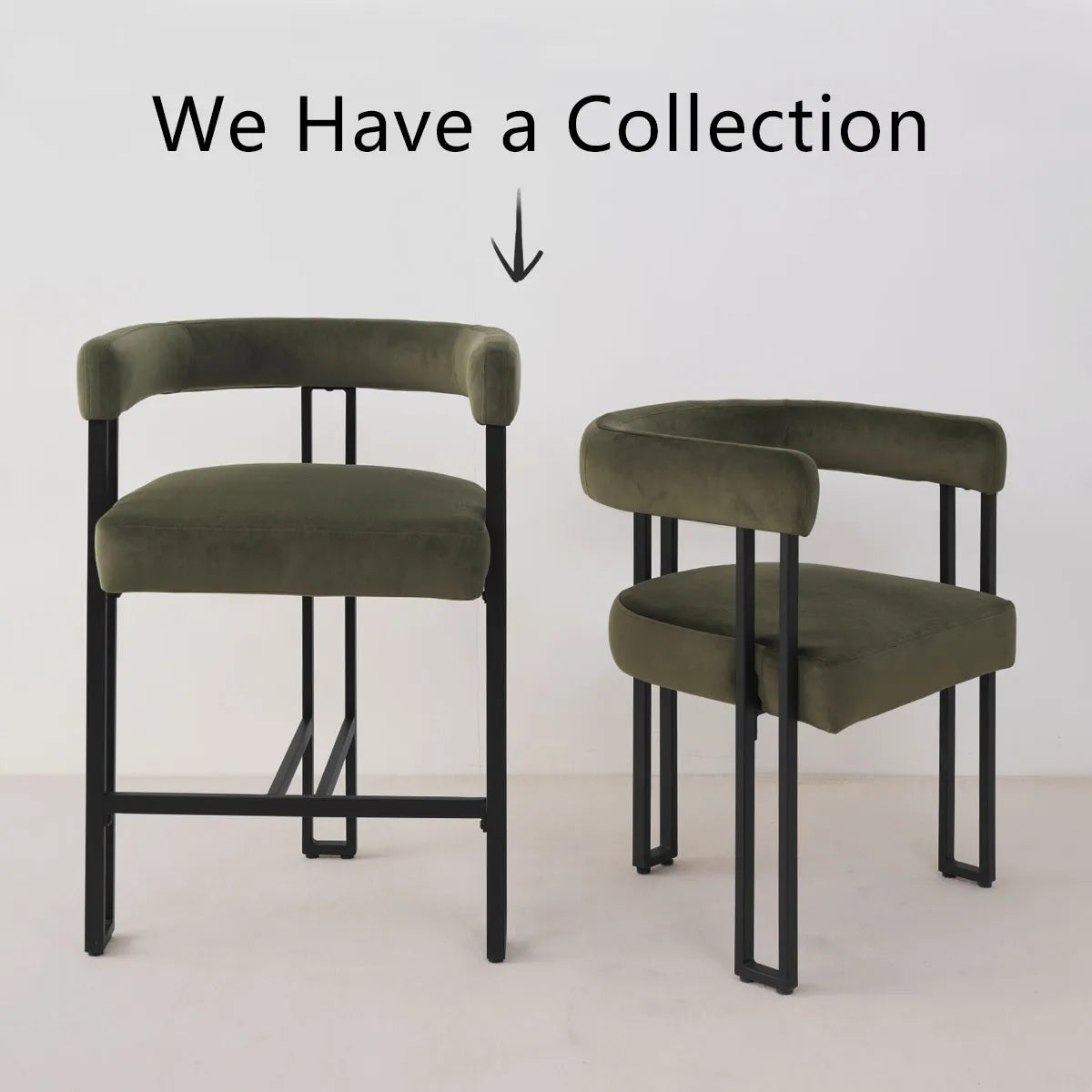 Mia Velvet Dining Chair with Arms (Set of 4)