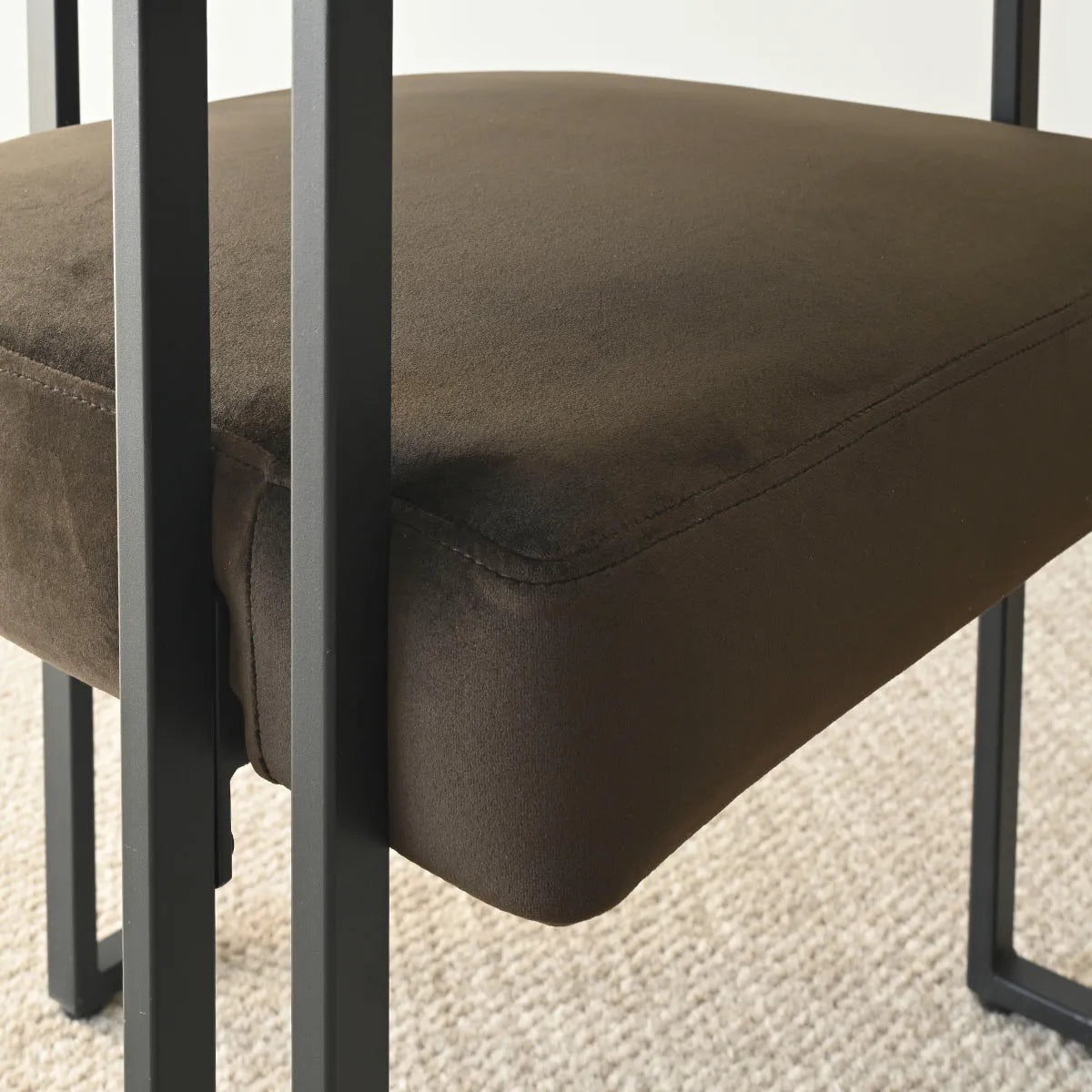 Mia Velvet Dining Chair with Arms (Set of 8)