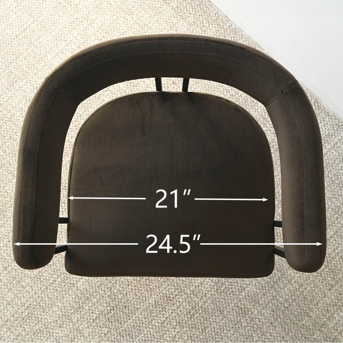 Mia Velvet Dining Chair with Arms (Set of 8)