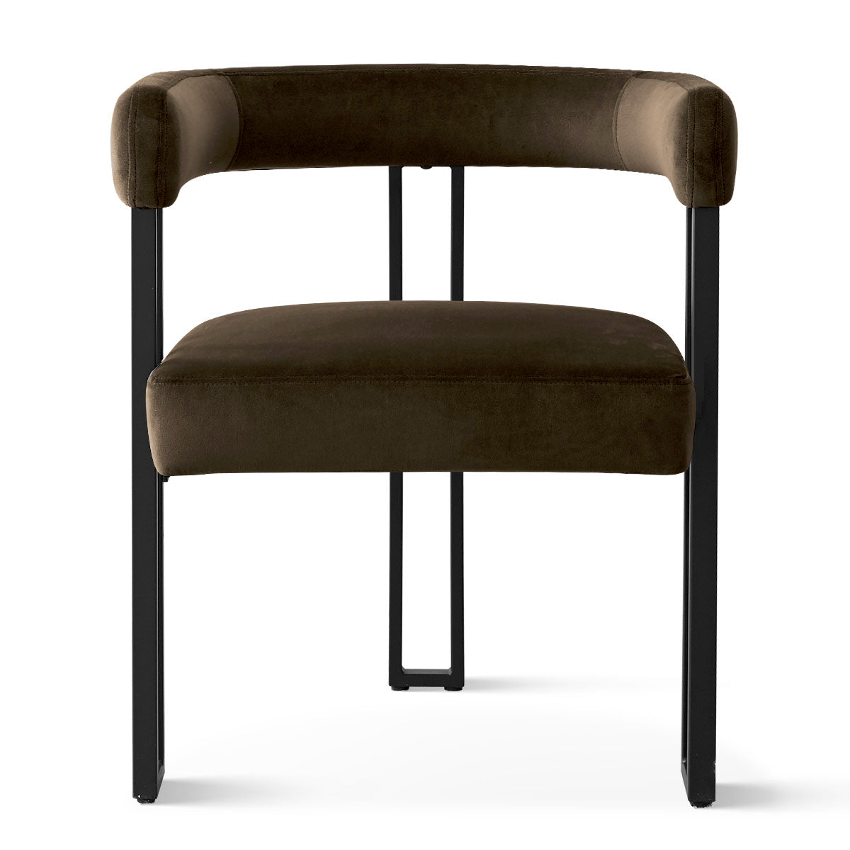 Mia Velvet Accent Dining Chair with Arms (Set of 2)
