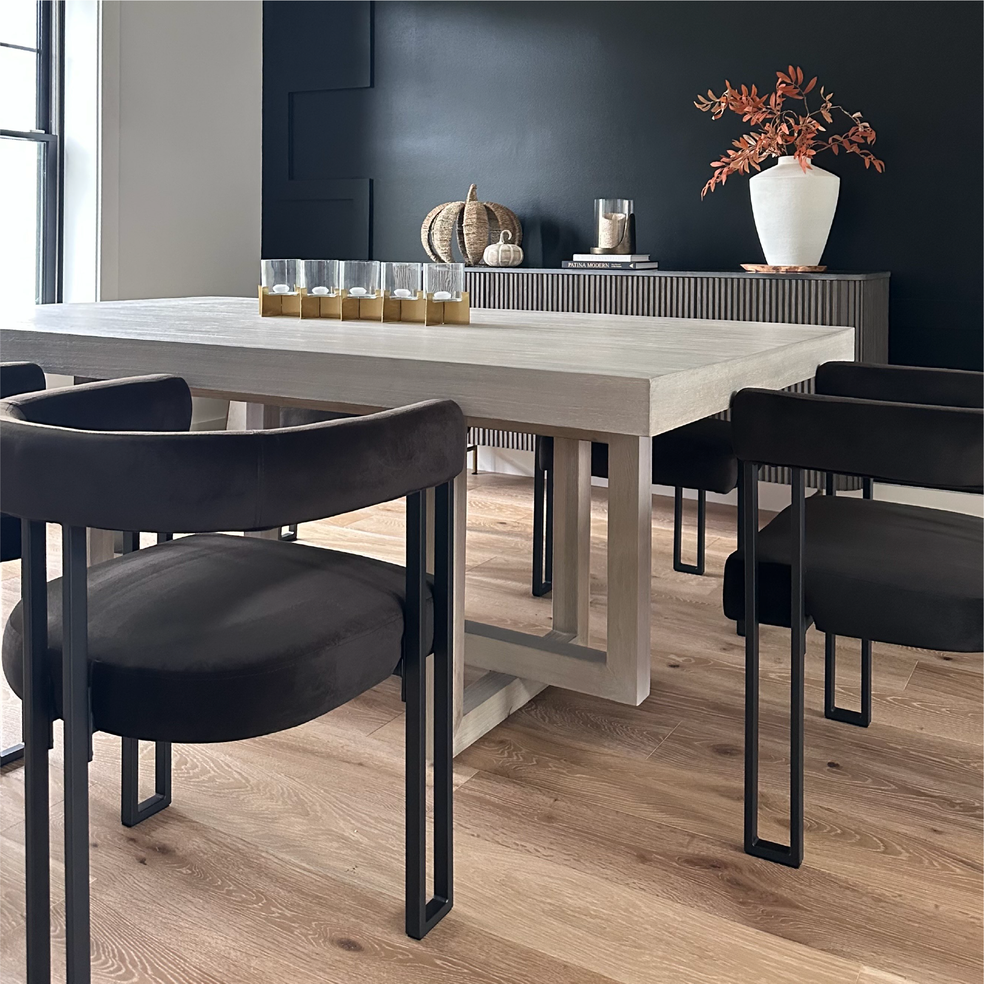 Mia Velvet Dining Chair with Arms (Set of 2)