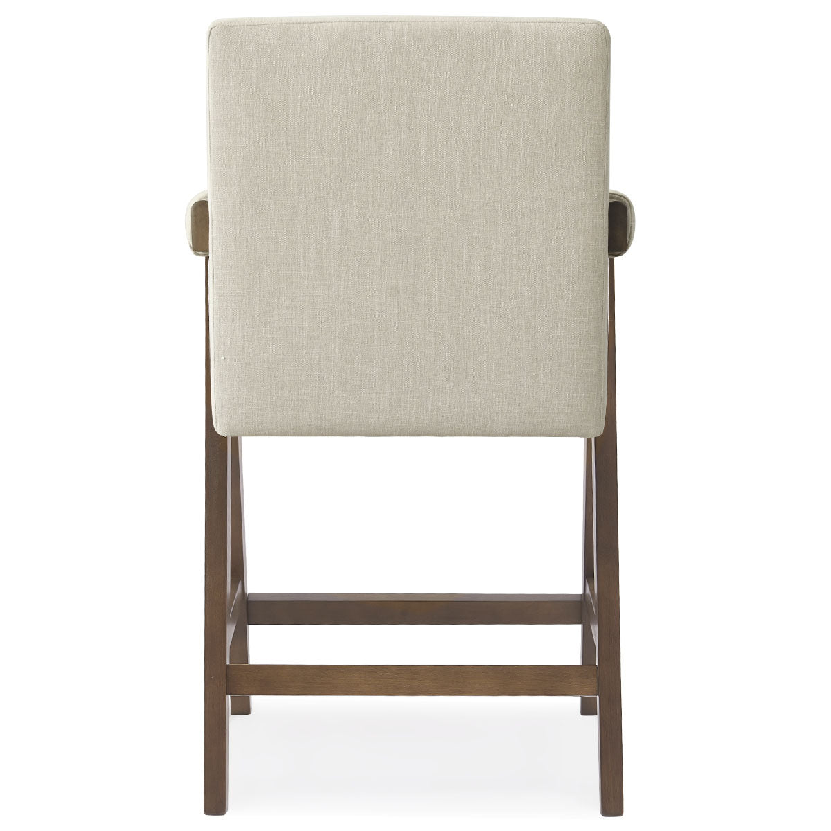 Morgan Upholstered Counter Stool with Arms (1-Piece)